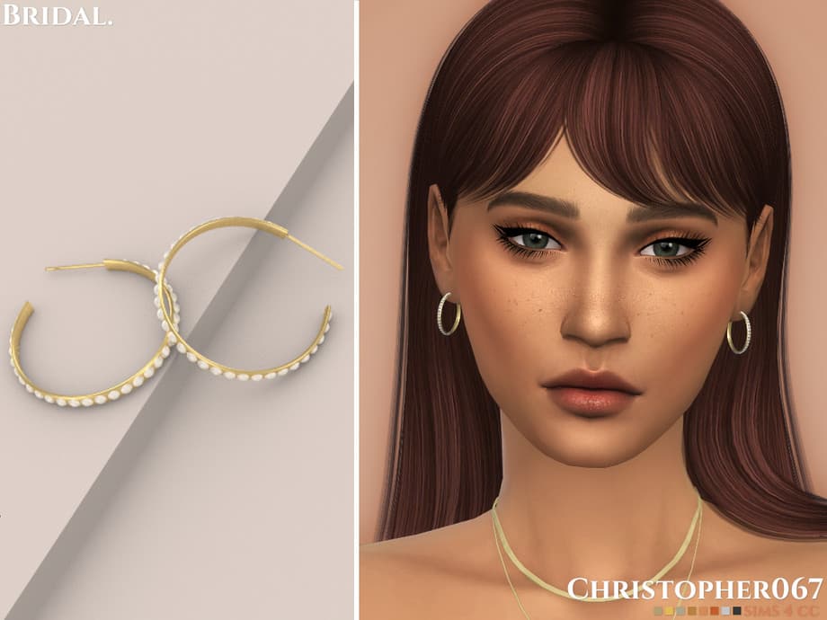 Скриншот мода Серьги Bridal Earrings